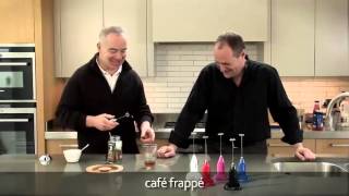 How to make a frappé coffee using an aerolatte milk frother [upl. by Ocko]