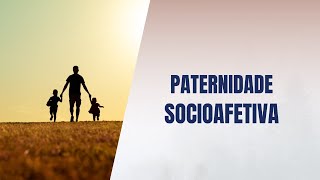 Paternidade socioafetiva [upl. by Varuag]