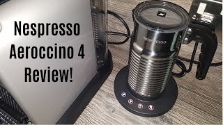 Nespresso Aeroccino 4 Milk Frother Review  Worth upgrading from the Aeroccino 3 [upl. by Washko]