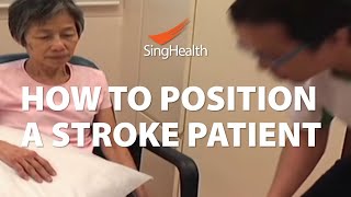 How To Position A Stroke Patient [upl. by Eerased320]