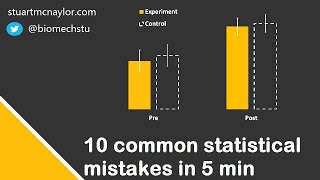 Ten Statistical Mistakes in 5 Min [upl. by Croft666]