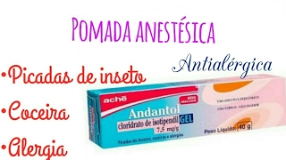 Resenha PomadaAndantol Gel [upl. by Medarda]