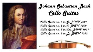 Johann Sebastian Bach  Cello suites in 432 Hz great for reading or studying [upl. by Cymbre]