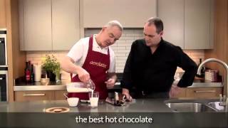 How to make a hot chocolate using an aerolatte milk frother [upl. by Vijar916]