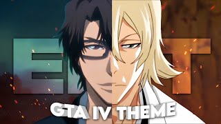 Aizen x Urahara  GTA IV Theme Edit [upl. by Refitsirhc609]